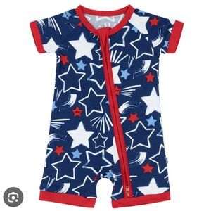 Little Sleepies Star Spangled Banner Zippy